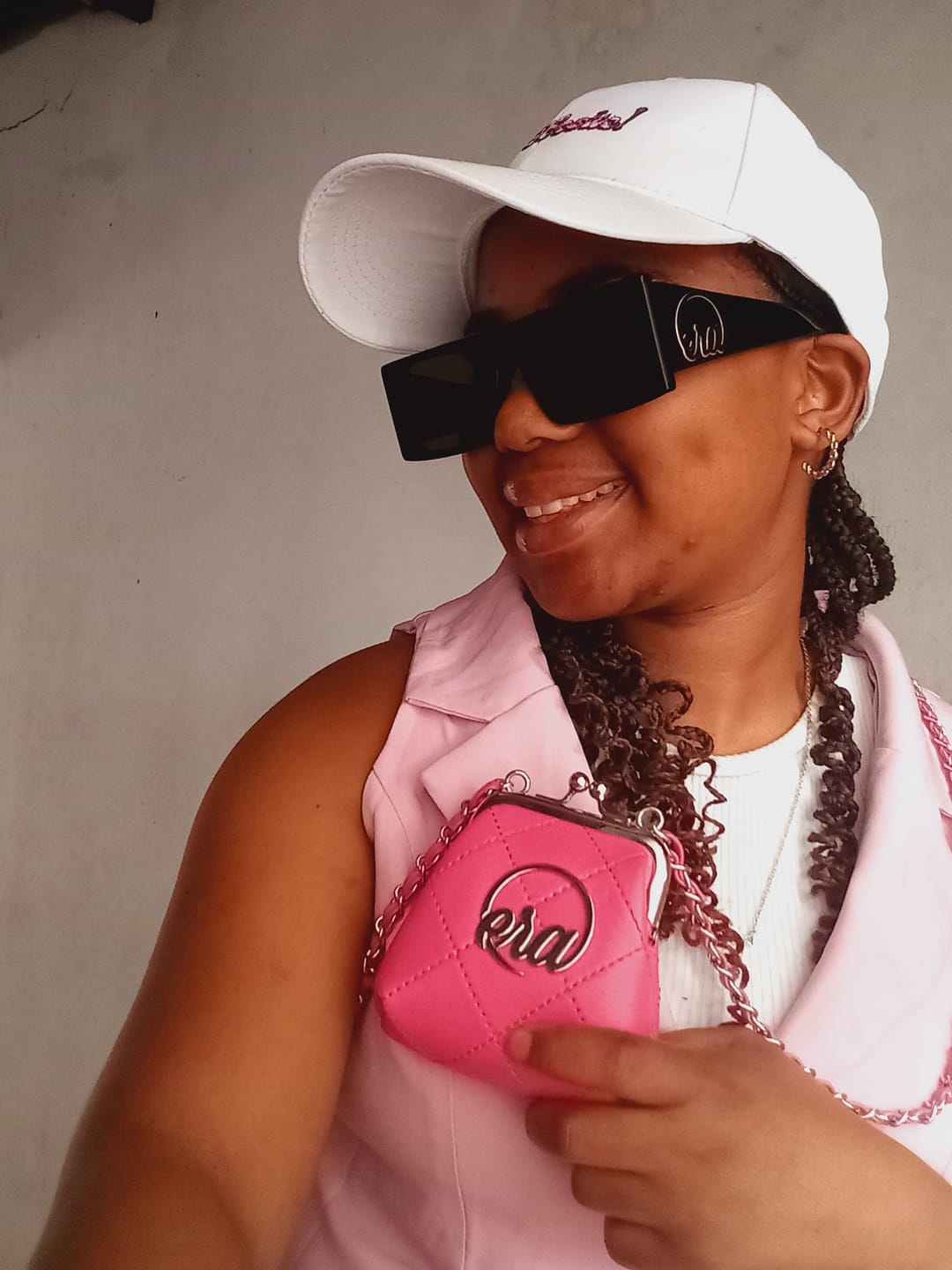 Customer photo review of Black Iconic Sunglasses