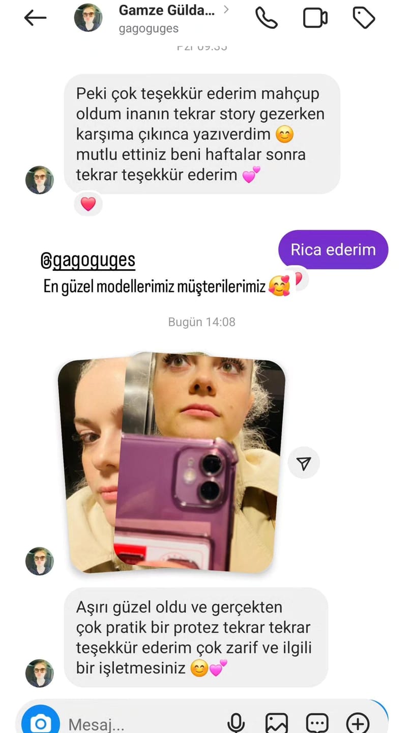 Customer photo review of Magic Eyes™ Sihirli Kirpikler