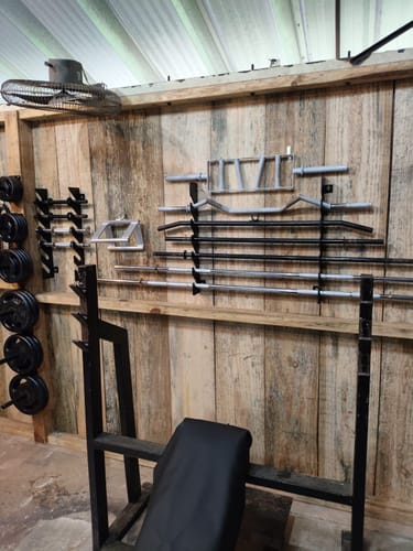 Customer photo review of Barra Reta 2,20M 28,57mm Maciça Cromada Com Presilhas