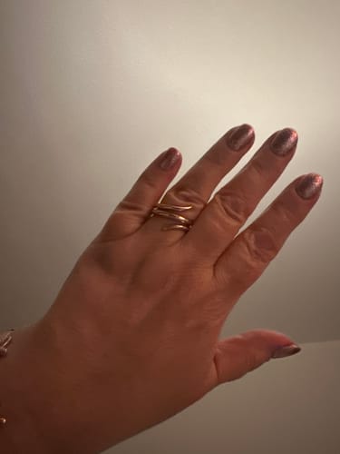 Customer photo review of Molto Spiral Wrap Ring
