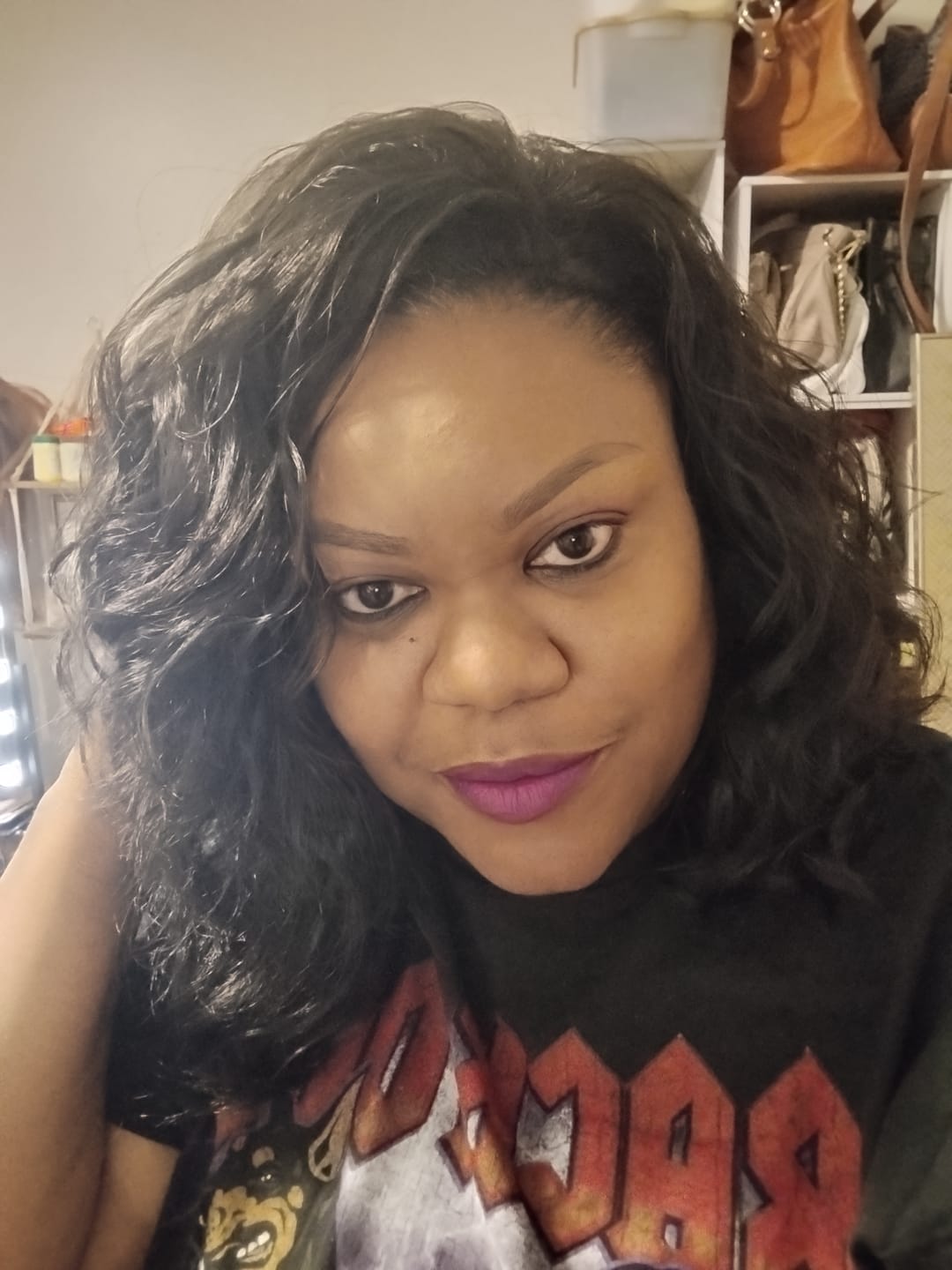 Customer photo review of Outre Quick Weave Half Wig JEWELRY
