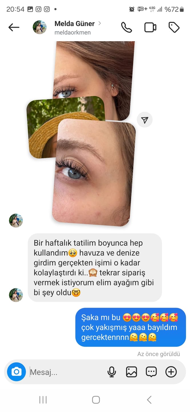 Customer photo review of Magic Eyes™ Sihirli Kirpikler