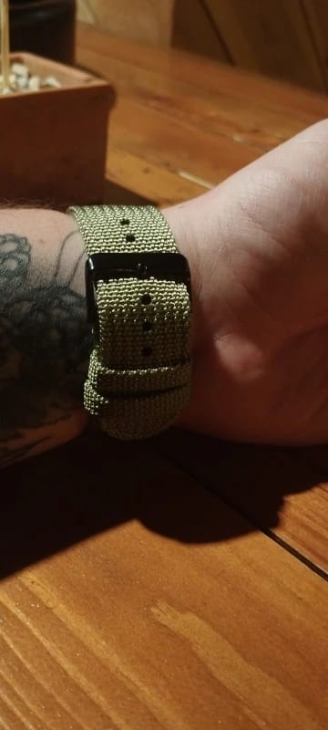 Customer photo review of Huawei Nylon Watch Band - Durable, Comfortable, Stylish