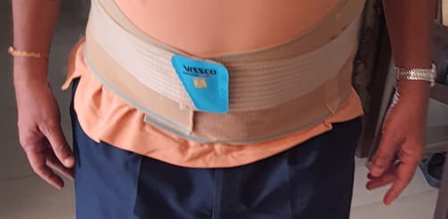 Customer photo review of Sacro Lumbar Belt (Mild Support) | Provides Support to Lower Back | Corrects Posture & Relieves Back Pain (Beige)