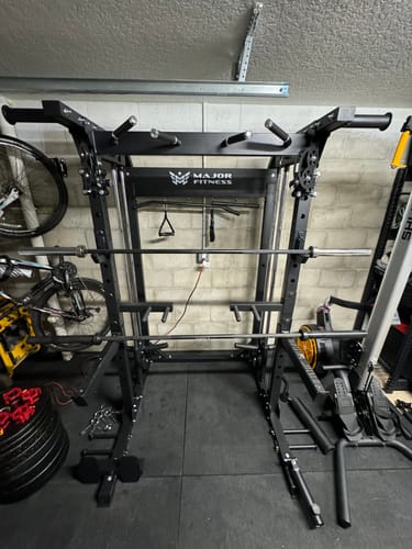 Customer photo review of Major Fitness F22 All-In-One Home Gym Power Rack