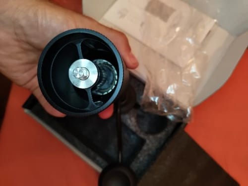 Customer photo review of Stainless Steel Hand Grinder