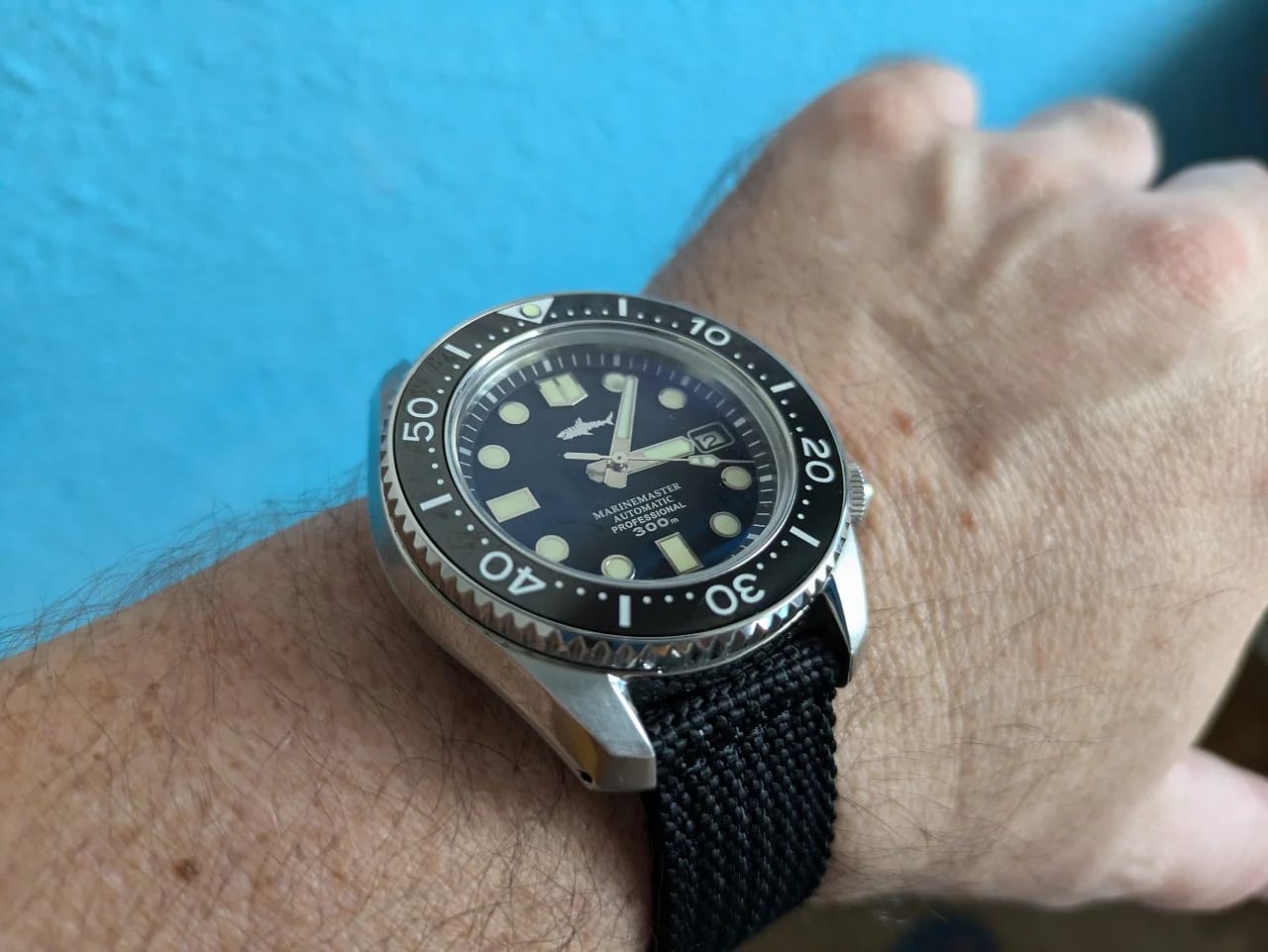 Customer photo review of Huawei Nylon Watch Band - Durable, Comfortable, Stylish