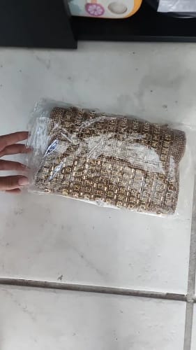 Customer photo review of Elegance® GlamourPurse Bag for Women Luxury Designer Bags Diamond Shoulder Bag Women Party Bag Portable Messenger Bag Gold Bag