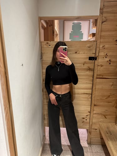 Customer photo review of Pants Corte Entrepierna Black