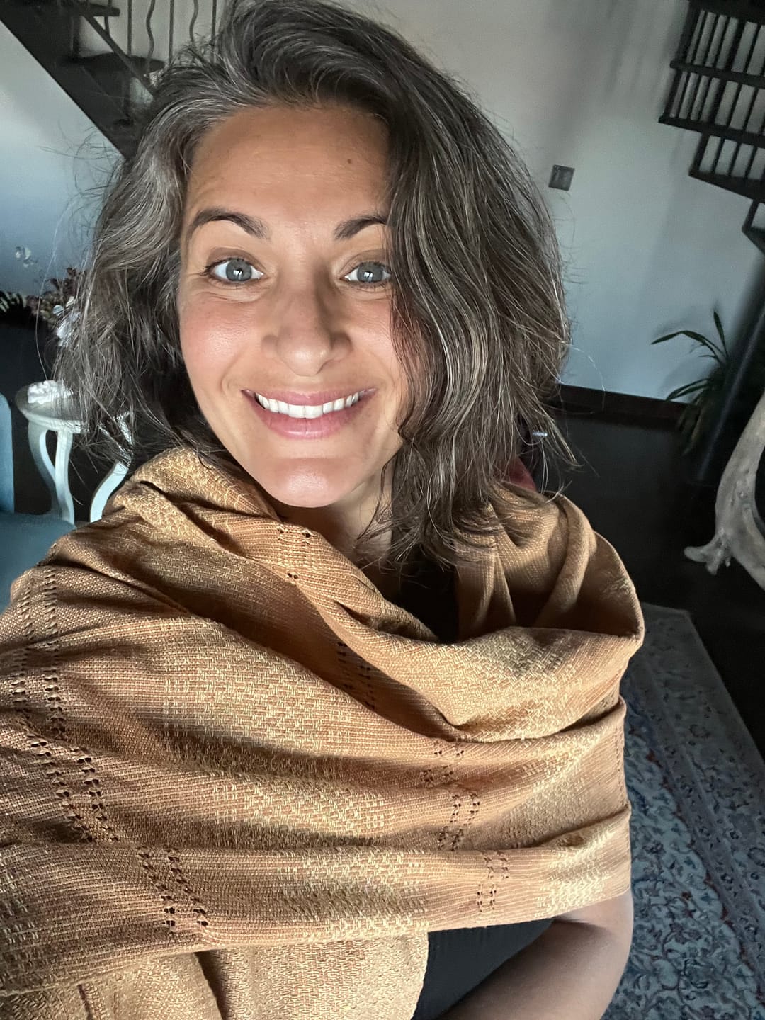 Customer photo review of DESIERTO COBRE REBOZO