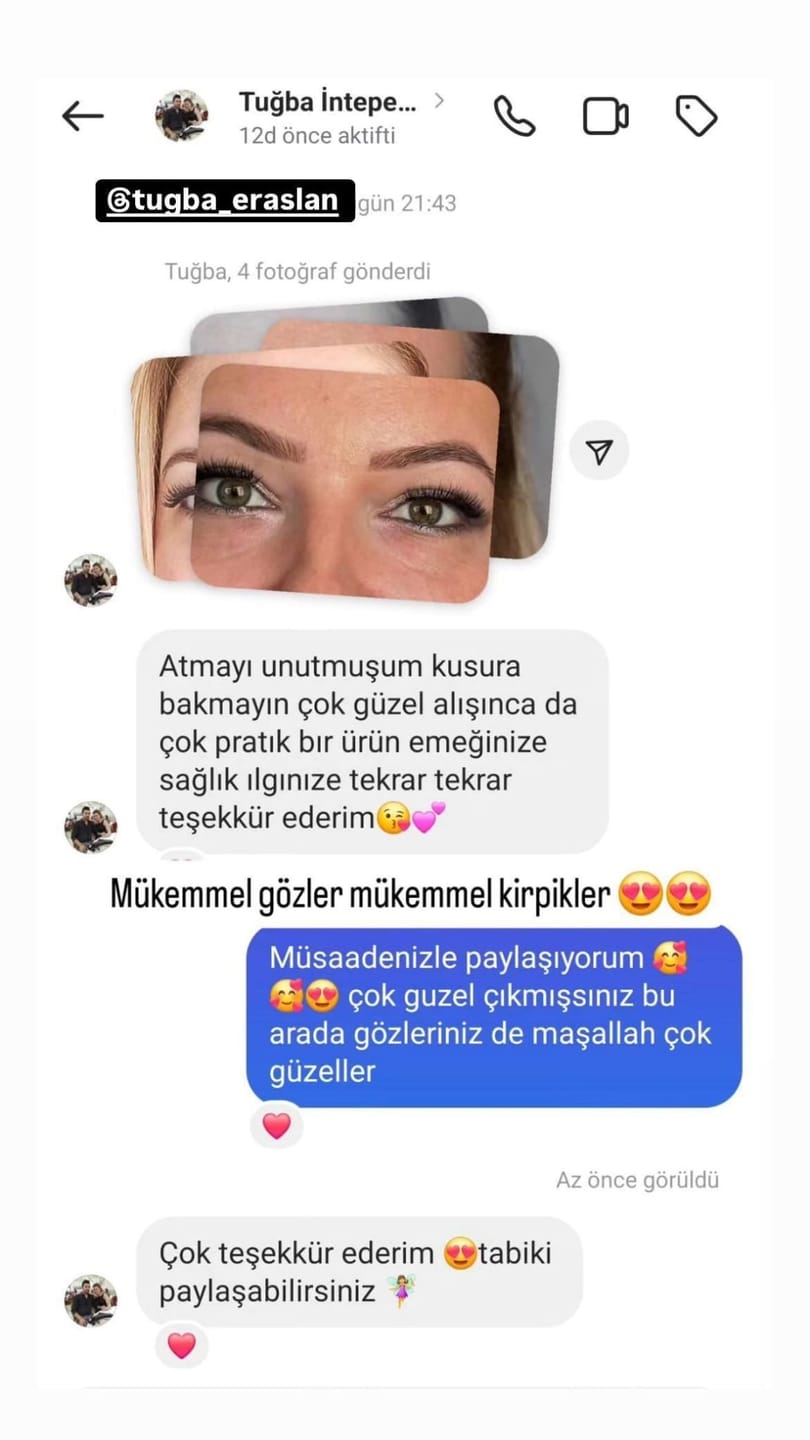 Customer photo review of Magic Eyes™ Sihirli Kirpikler