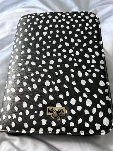 Customer photo review of A5 Folio - Reverse Dalmatian