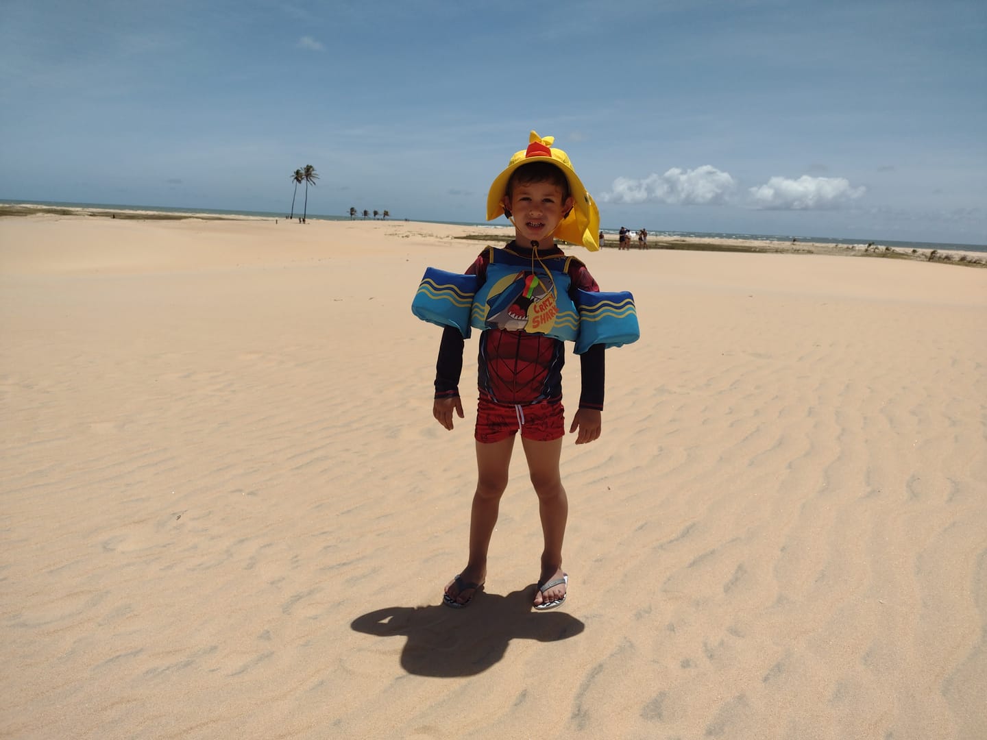 Customer photo review of Colete Flutuador Infantil