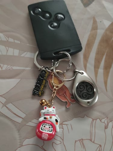 Customer photo review of Porte-clé Porte-Bonheur Japonais
