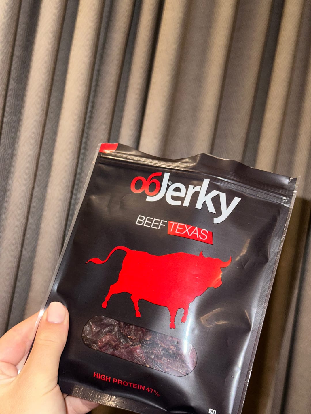 Customer photo review of ObJerky Яловичина техаська в'ялена, 50 гр.