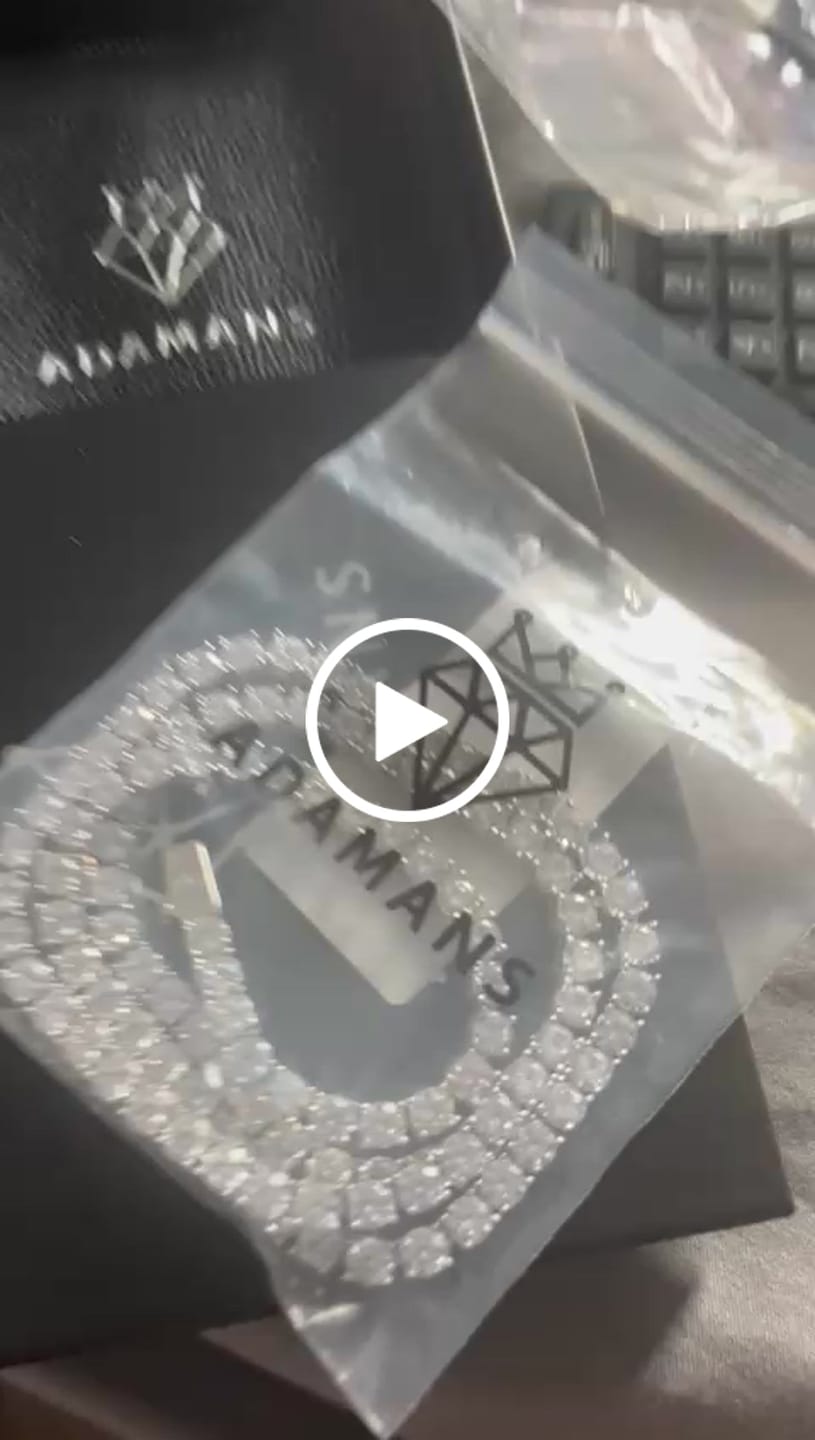 Customer video review of 5mm Tennis Chain - White Gold