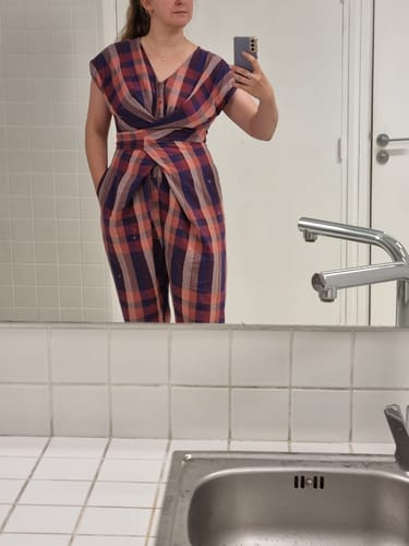 Customer photo review of VENUS WRAP JUMPER | MOD CHEX