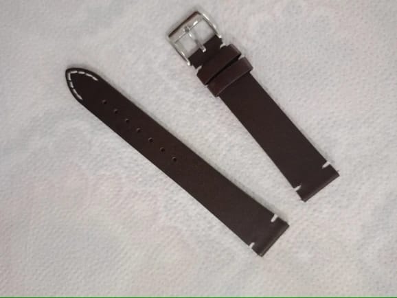Customer photo review of Samsung Galaxy Watch Leather Band - Premium Classic Design