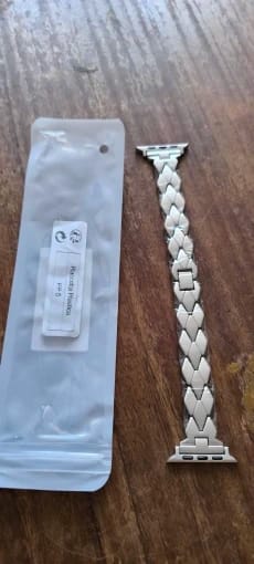 Customer photo review of Apple Watch Stainless Steel Band - Sleek Luxury Strap