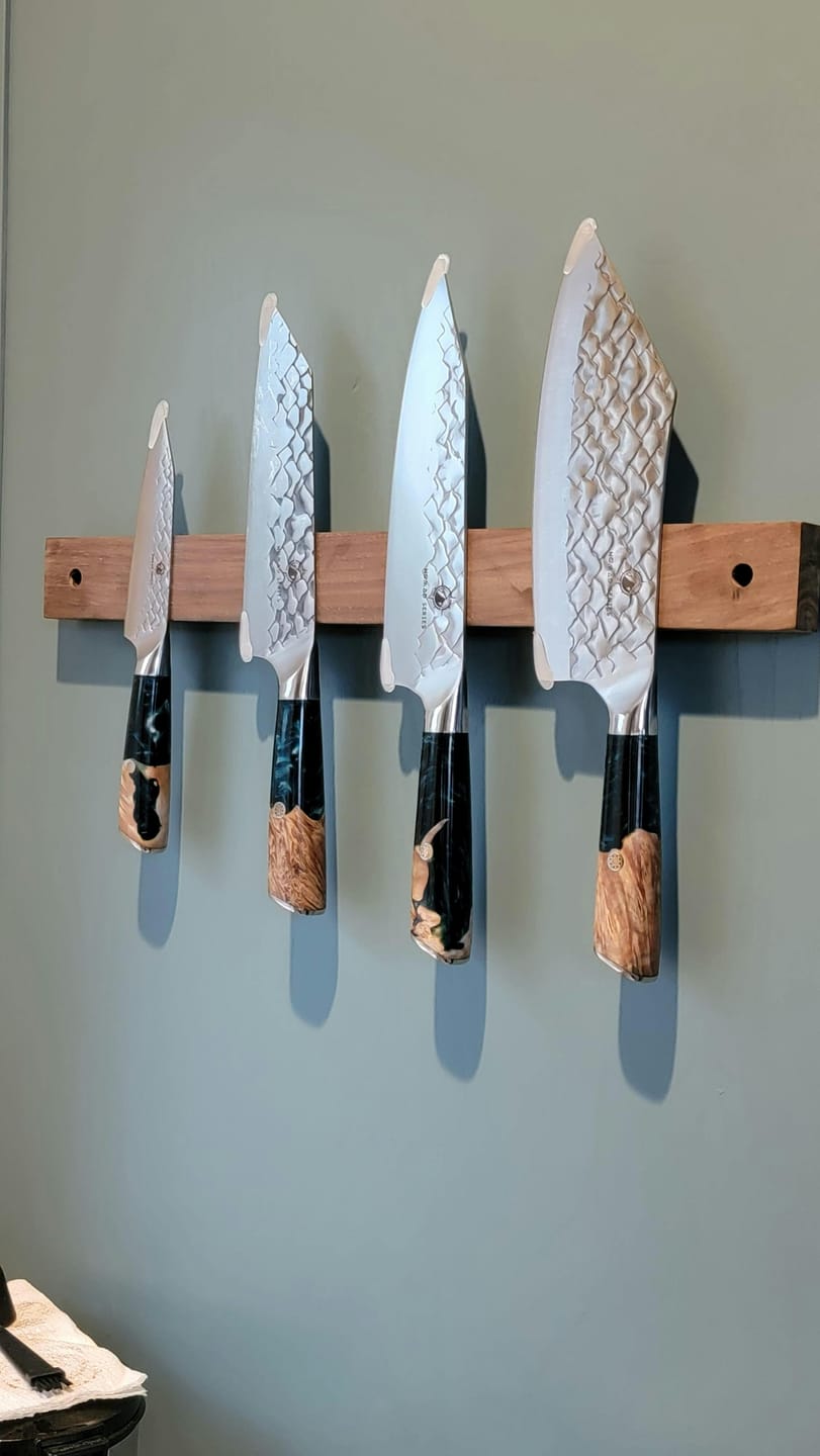 Customer photo review of Aotsuki (青月) Sets - Japanese Damascus Steel Chef’s Knives