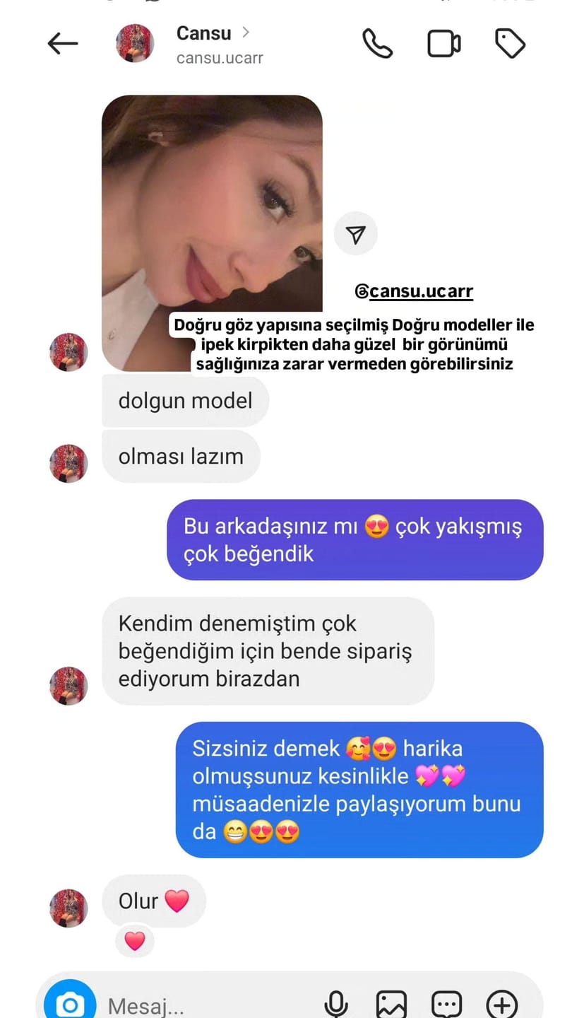 Customer photo review of Magic Eyes™ Sihirli Kirpikler