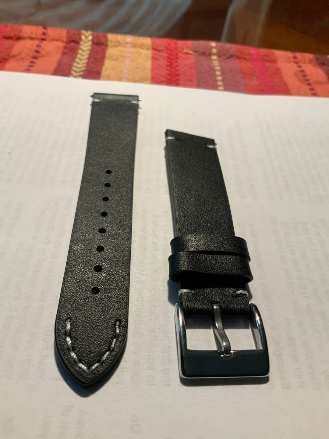 Customer photo review of Suunto Leather Strap - Premium Classic Design for Watches
