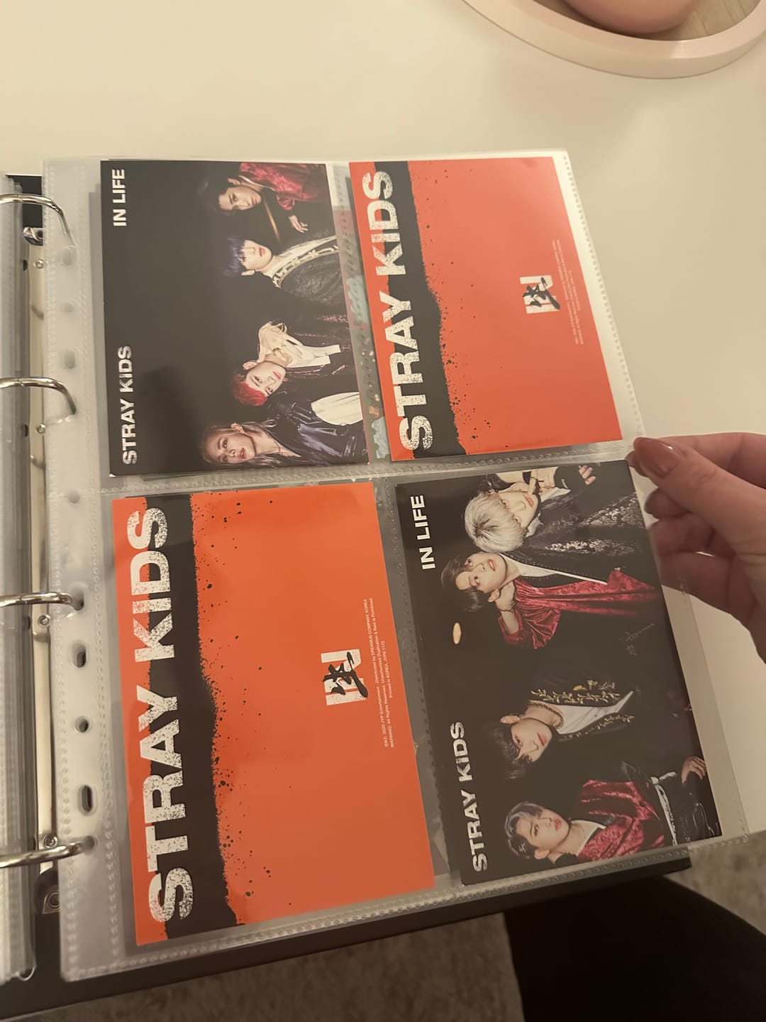 Customer photo review of Custom A4 4-Pocket Pages