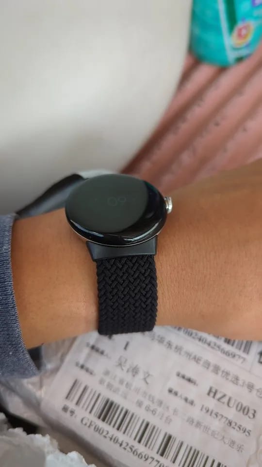 Customer photo review of Google Pixel Nylon Strap - Stylish, Durable, Versatile Band