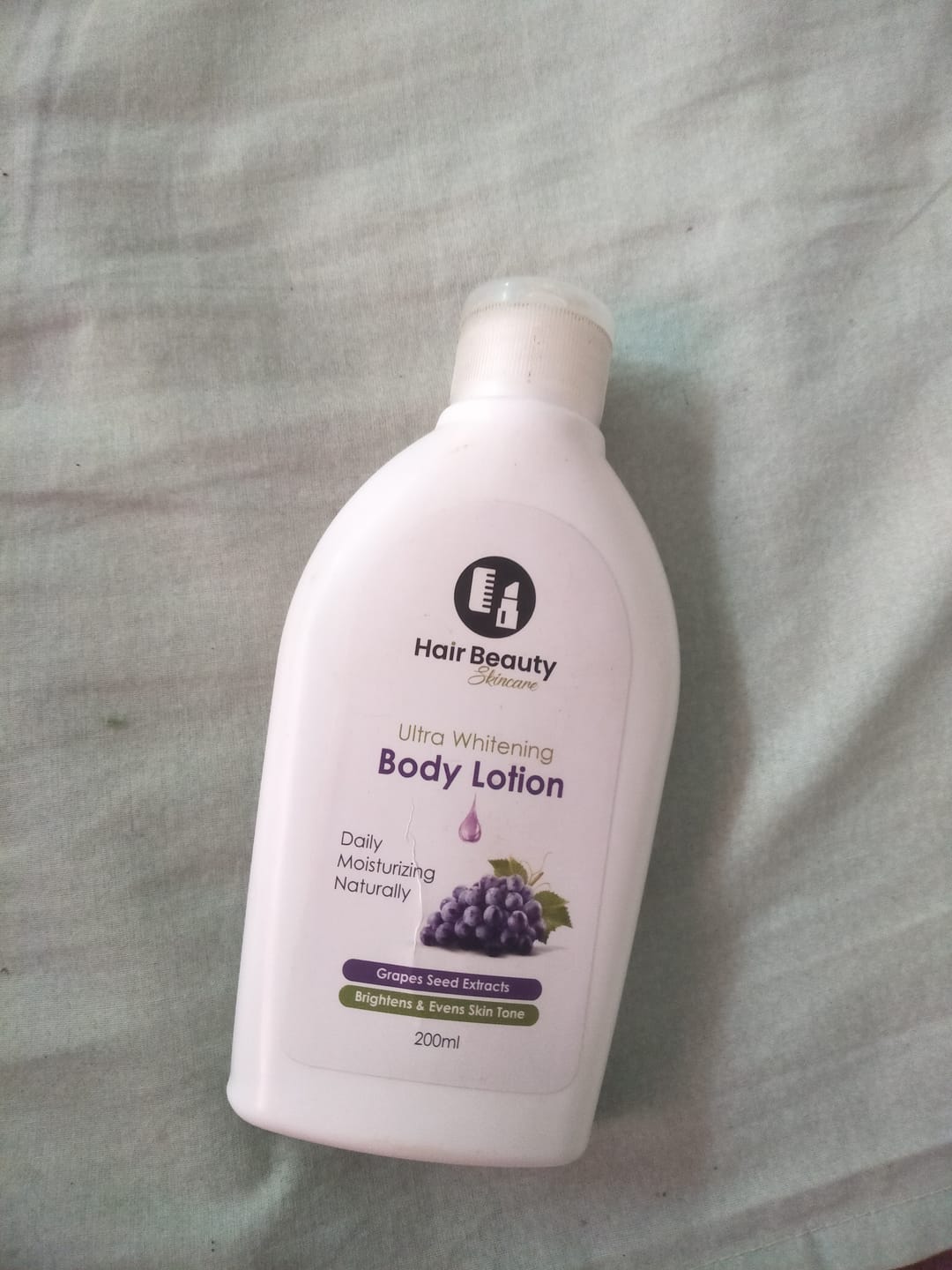 Customer photo review of Ultra Whitening Body Lotion
