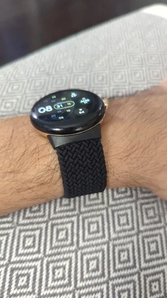 Customer photo review of Google Pixel Nylon Strap - Stylish, Durable, Versatile Band