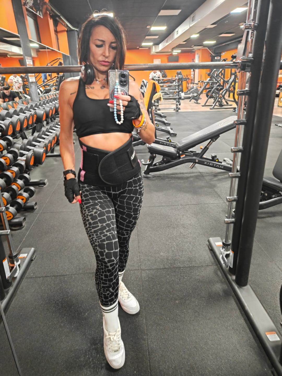 Customer photo review of Leggings All-Up Cocco Nero