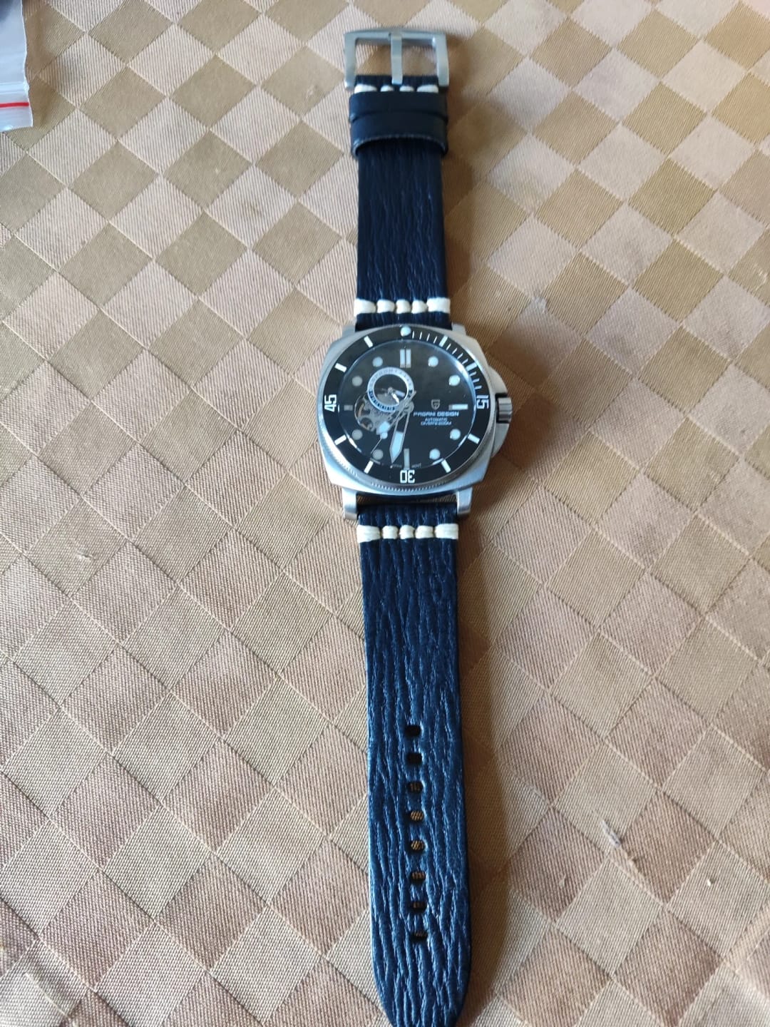 Customer photo review of Samsung Galaxy Watch Leather Band - Premium Classic Style
