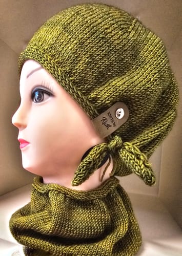 Customer photo review of Kunstleder-Labels mit Chicago Screws - Personalisierte Labels