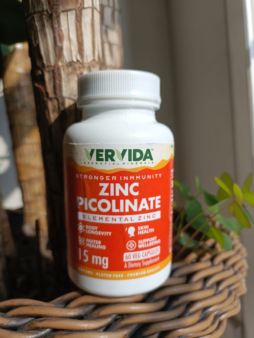 Customer photo review of Vervida Zinc Picolinate - 15 mg Per Veg Capsule