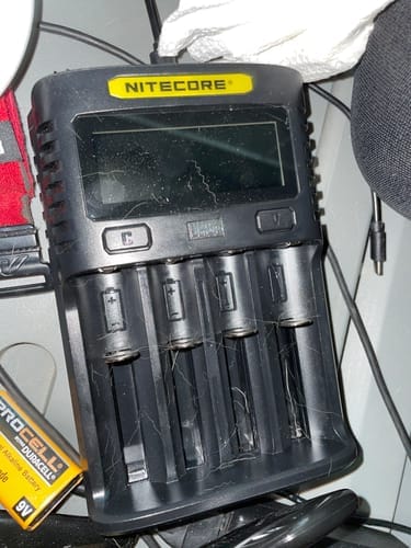 Customer photo review of Nitecore UMS4 4 Channel Digital Battery Charger