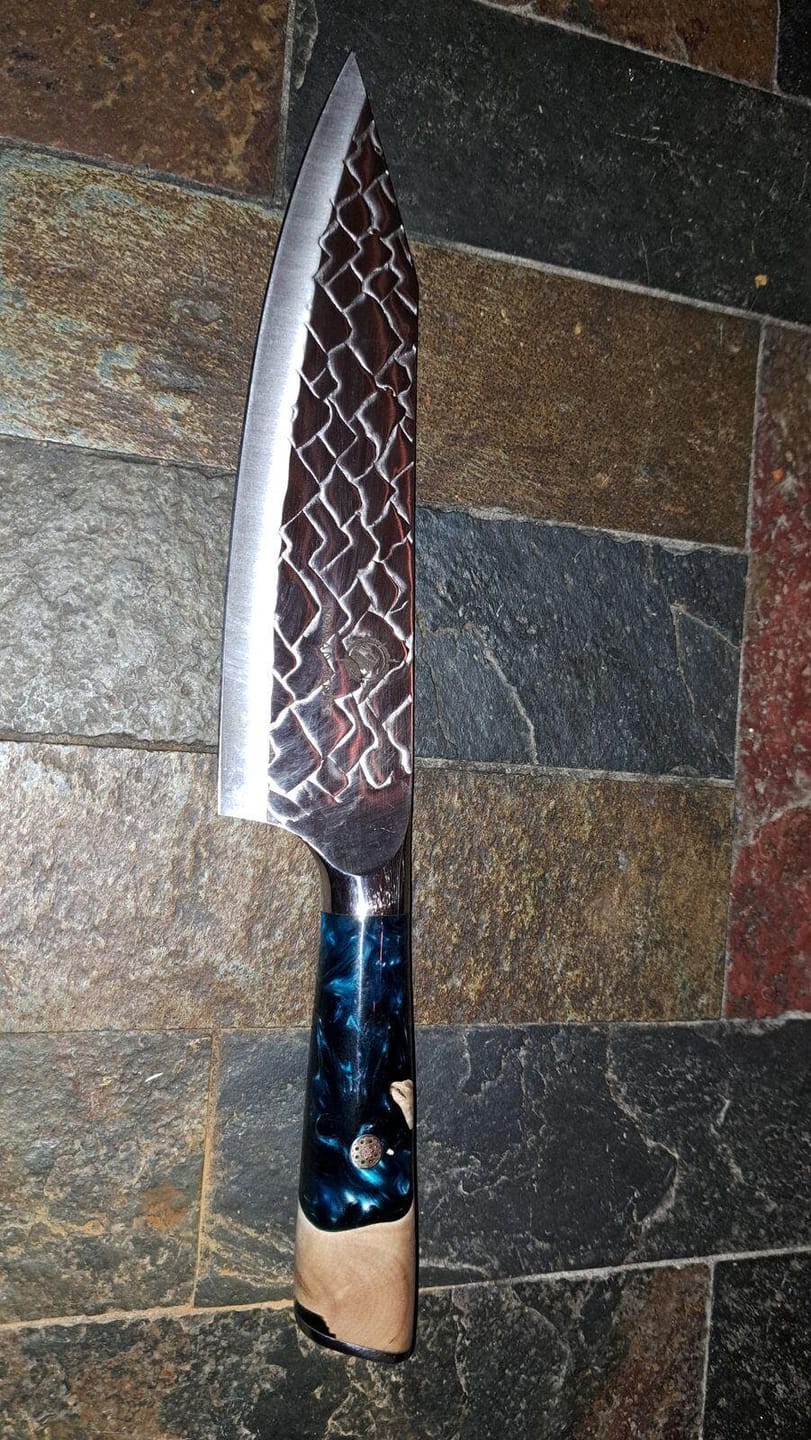 Customer photo review of Aotsuki (青月) Sets - Japanese Damascus Steel Chef’s Knives