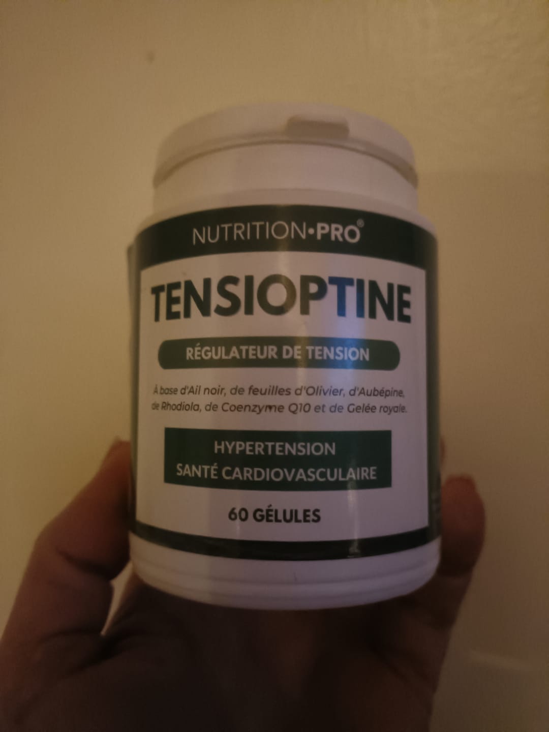 Customer photo review of TENSIOPTINE - 60 GÉLULES