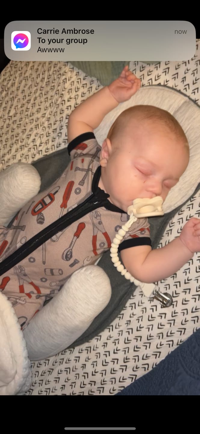 Customer photo review of Snuggle Cloud™ | Baby Lounger