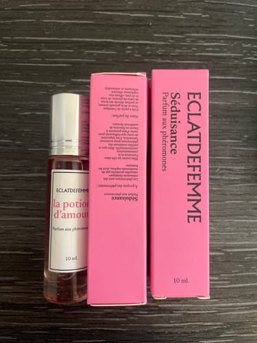 Customer photo review of Elixir Aux Phéromones.