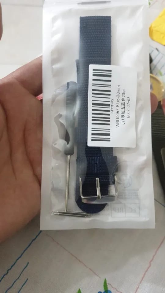 Customer photo review of Huawei Nylon Band - Tough, Breathable, Versatile Strap