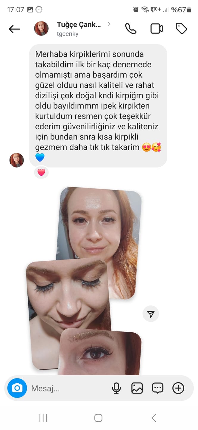 Customer photo review of Magic Eyes™ Sihirli Kirpikler