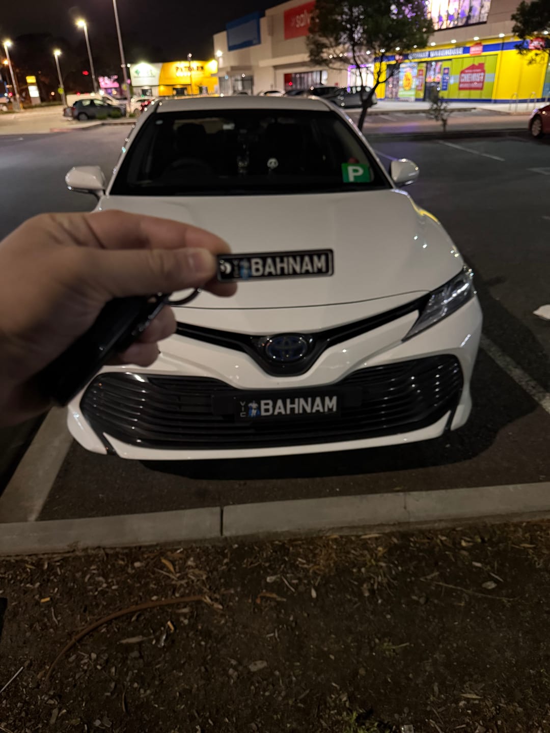 Customer photo review of VIC Classic Licence Plate Custom Keychain