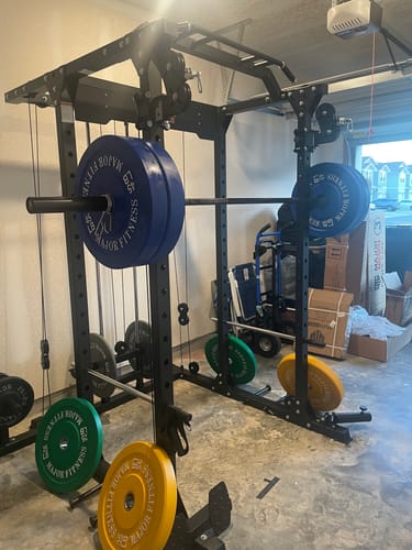 Customer photo review of Major Fitness PLM03 All-In-One Home Gym Power Rack