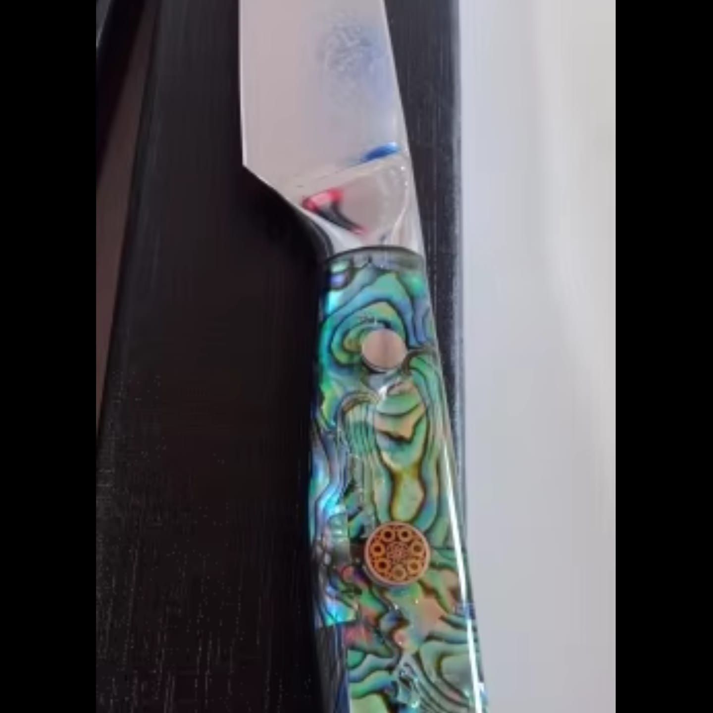 Customer photo review of Hikari (光) - Japanese Damascus 6 inch Utility Knife