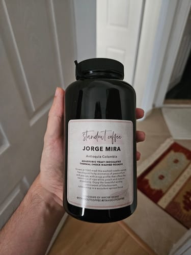 Customer photo review of Jorge Mira, Anaerobic Yeast Rosado, Thermal Shock Washed - Antioquia, Colombia