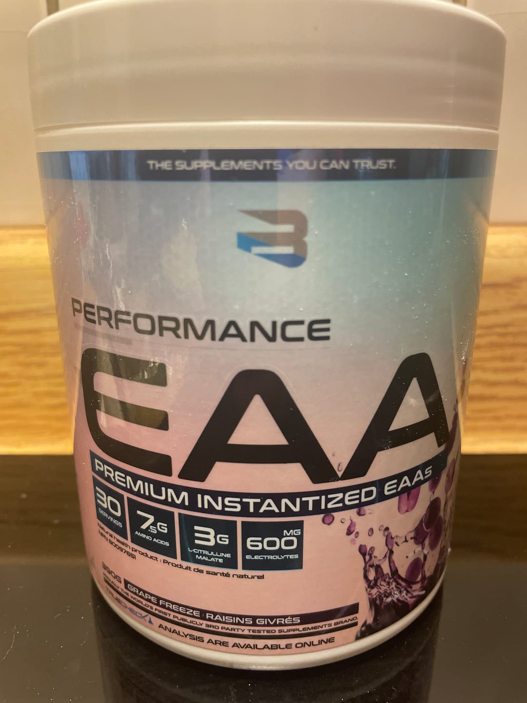 Customer photo review of Believe - Performance EAA 390G