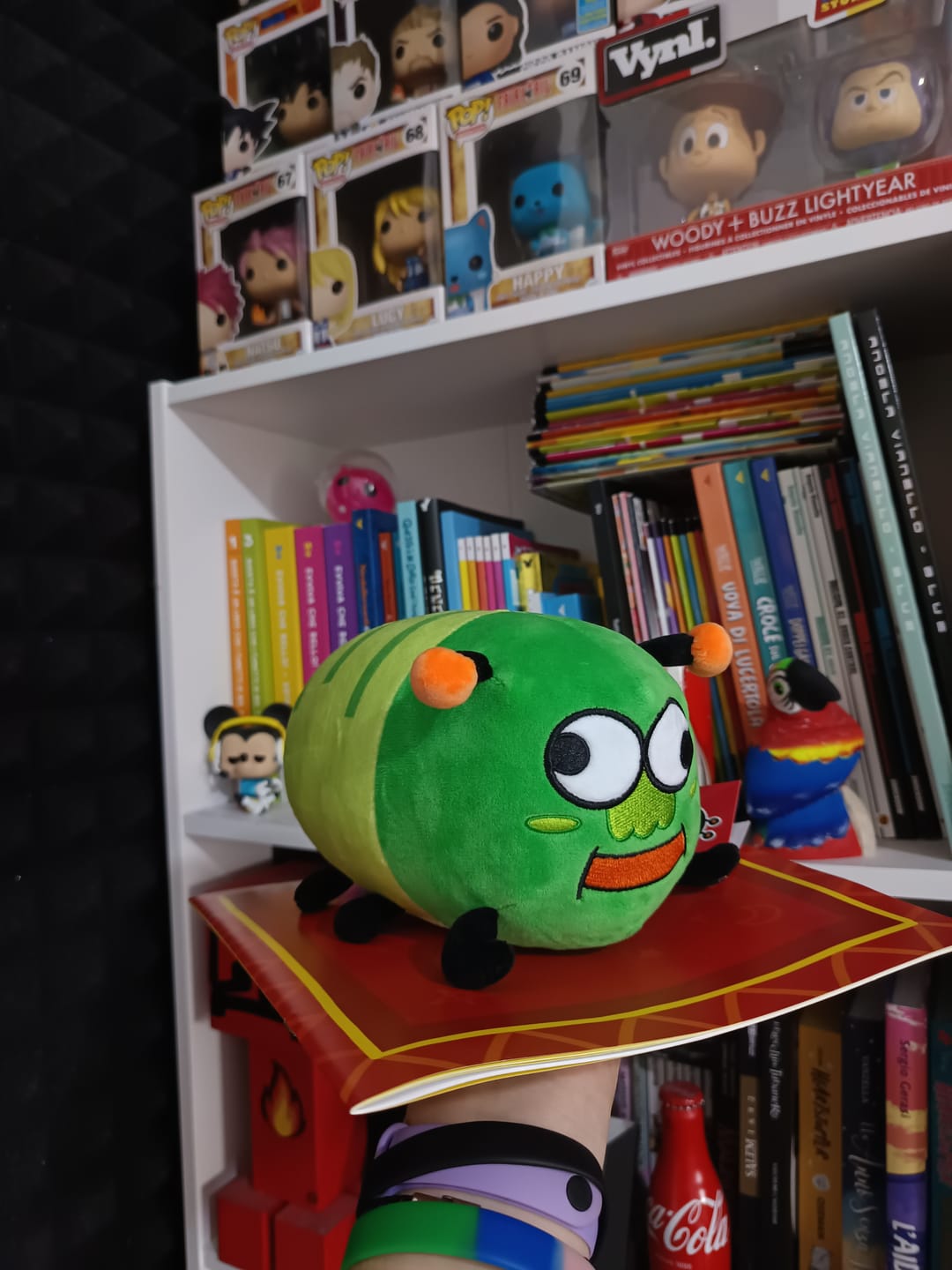 Customer photo review of PREORDINE Peluche Bruco Gianluco + Albo Fumetti e Canzoni!
