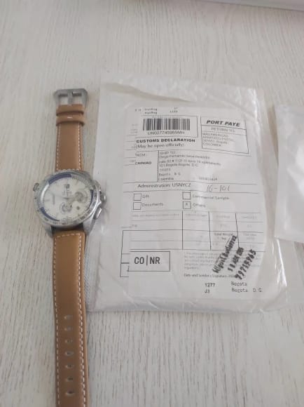 Customer photo review of Suunto Leather Watch Band - Durable Classic Design