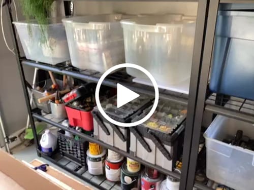 Customer video review of REIBII 4-Shelf Storage Shelves 2550LBS Adjustable Heavy Duty Garage Shelving for Garage Basement