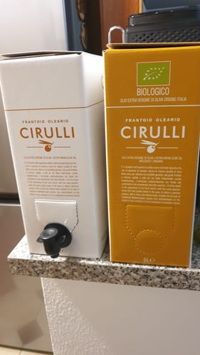 Customer photo review of Bag in box di olio extravergine Biologico • 5 Litri
